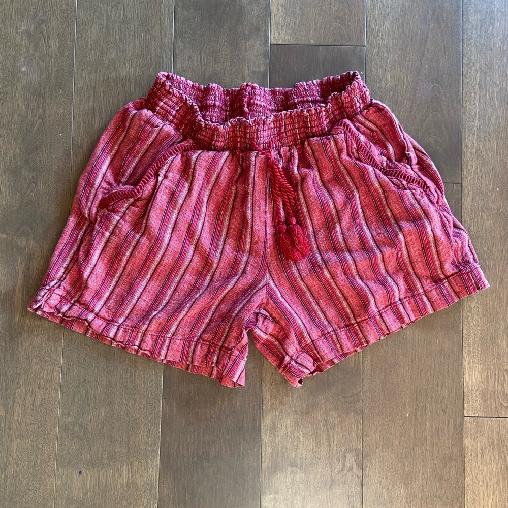 Briggs New York Red Striped Women's Cargo Shorts